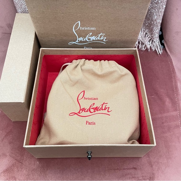 sold Christian Louboutin Carasky Leather Belt 80cm/32" - Poupidou (Pink) - Picture 3 of 11